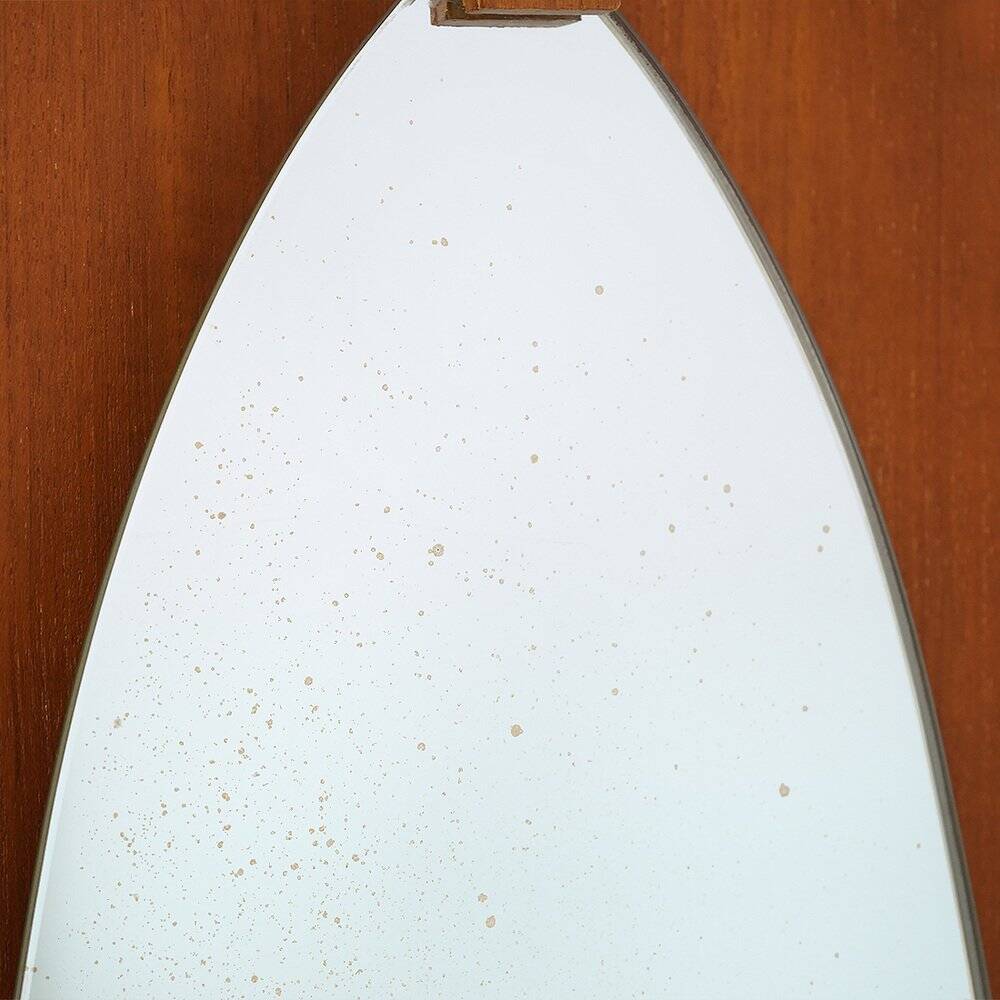 Mirror with curved plywood frame, 1960s