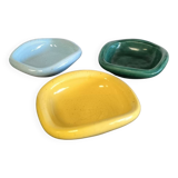 3 coupelles en céramique circa 1960