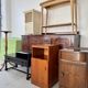 Vintage Bedside Table with Cabinet