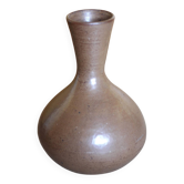 Vase grès vintage, pot à fleurs, vase boule à col, collection