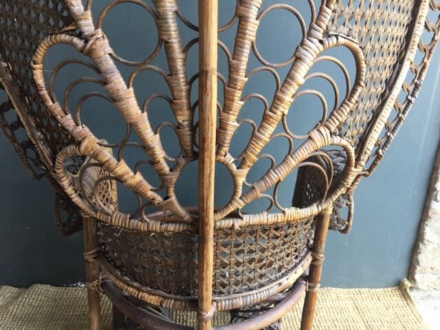 Rattan armchair emmanuelle