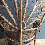 Rattan armchair emmanuelle