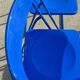Ensemble de 3 chaises pliantes vintage TED IKEA bleues des années 1980 Nield Gammelgaard.