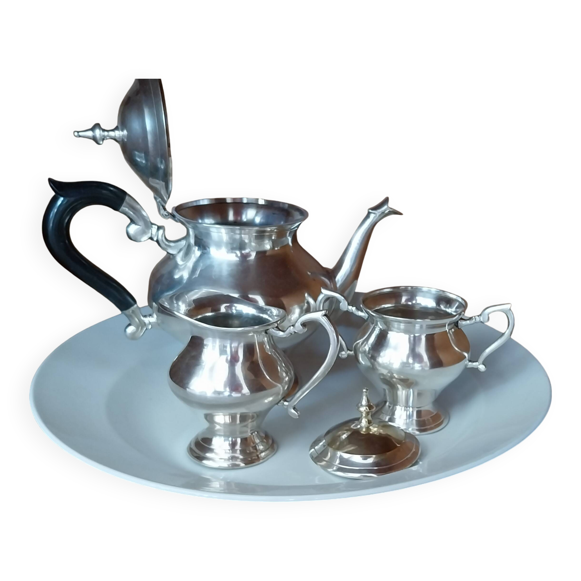 silver tea set