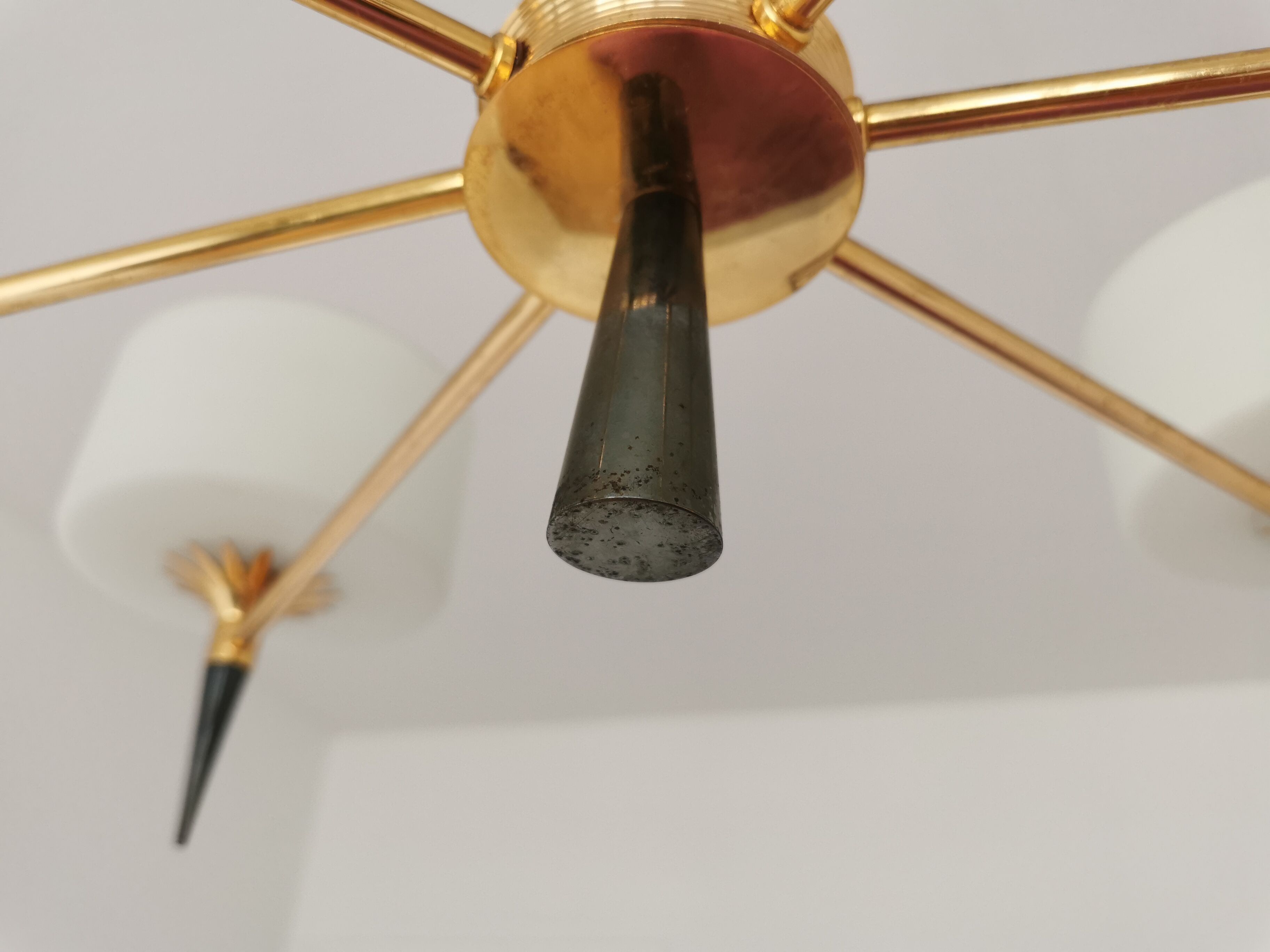 Chandelier 1950 modernist design arlus lunel