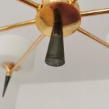 Chandelier 1950 modernist design arlus lunel