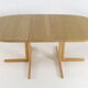 Juul Kristensen for JK Møbler oval oak extendable dining table 'Nakskov'