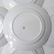 9 flat plates in FB Digoin pink earthenware