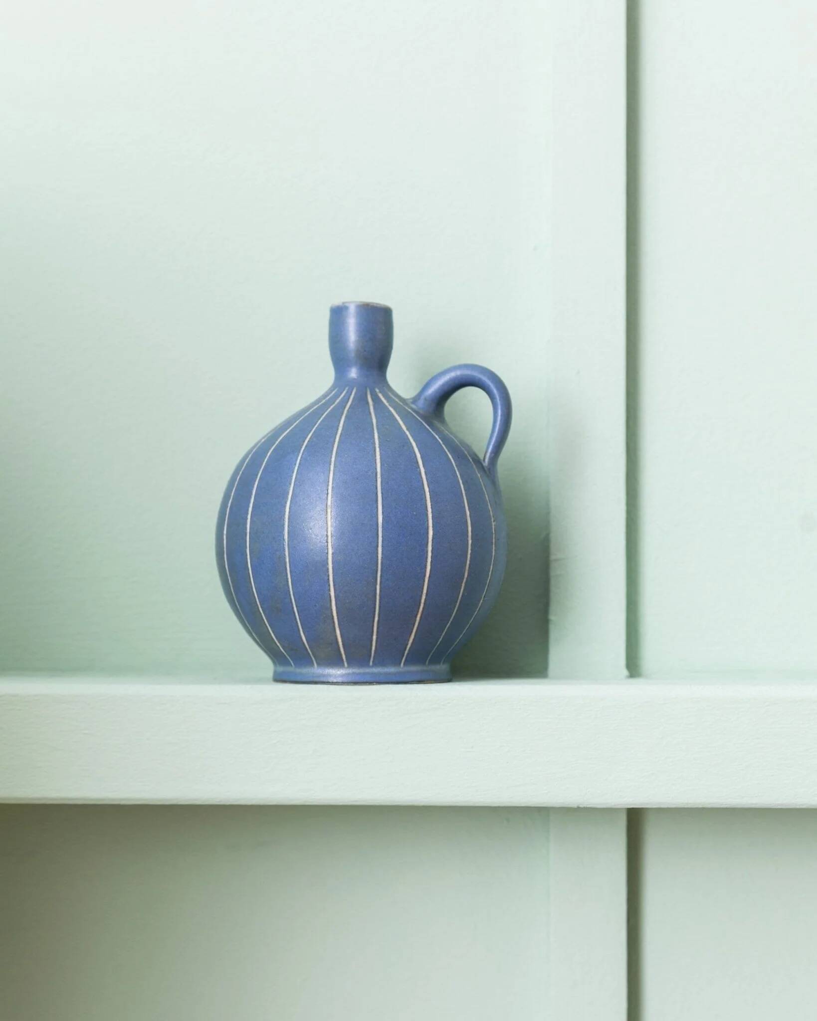 Vintage vase - Carl Fischer for PGH Bürgel - Mid-Century ceramic - 1960s