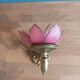 Wall lamp Lotus flower petal mother-of-pearl bronze base