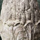 Pair of pine cones in reconstituted stone