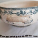 Antique earthenware salad bowl H B Paris