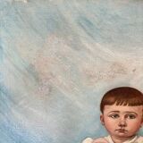 Portrait à l’huile d’un jeune garcon