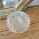 Vintage glass candy box from Reims