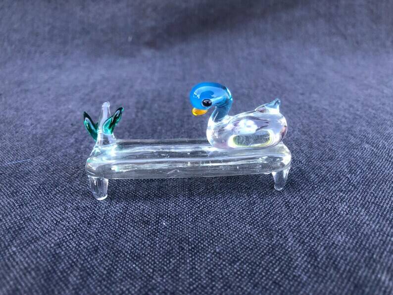 Set of Four Rare Vintage Murano Glass Knife Rests/Knife Holders, Italy, 1