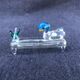 Set of Four Rare Vintage Murano Glass Knife Rests/Knife Holders, Italy, 1
