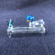Set of Four Rare Vintage Murano Glass Knife Rests/Knife Holders, Italy, 1