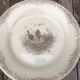 Bird plate duo Ch. Lecerf early XX