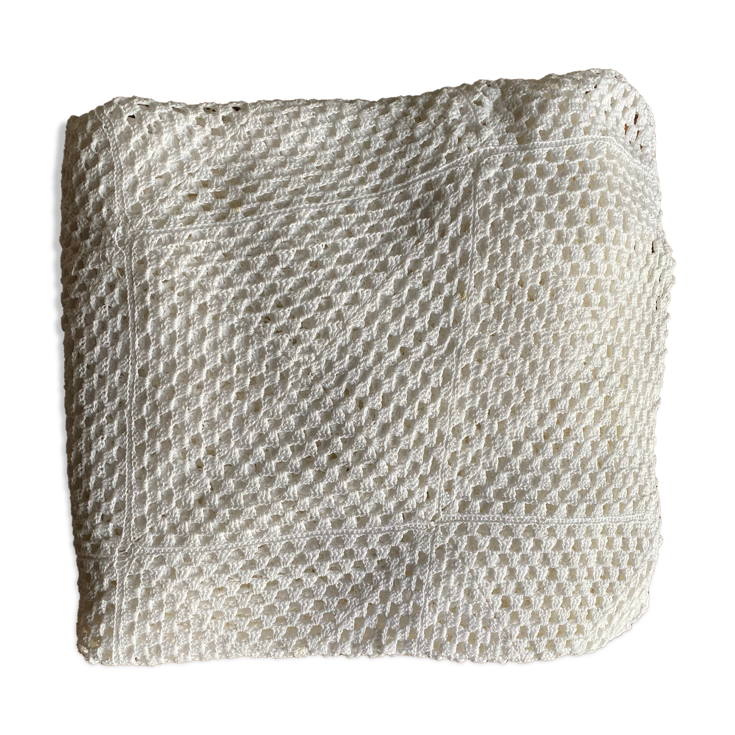 Vintage crochet bed top