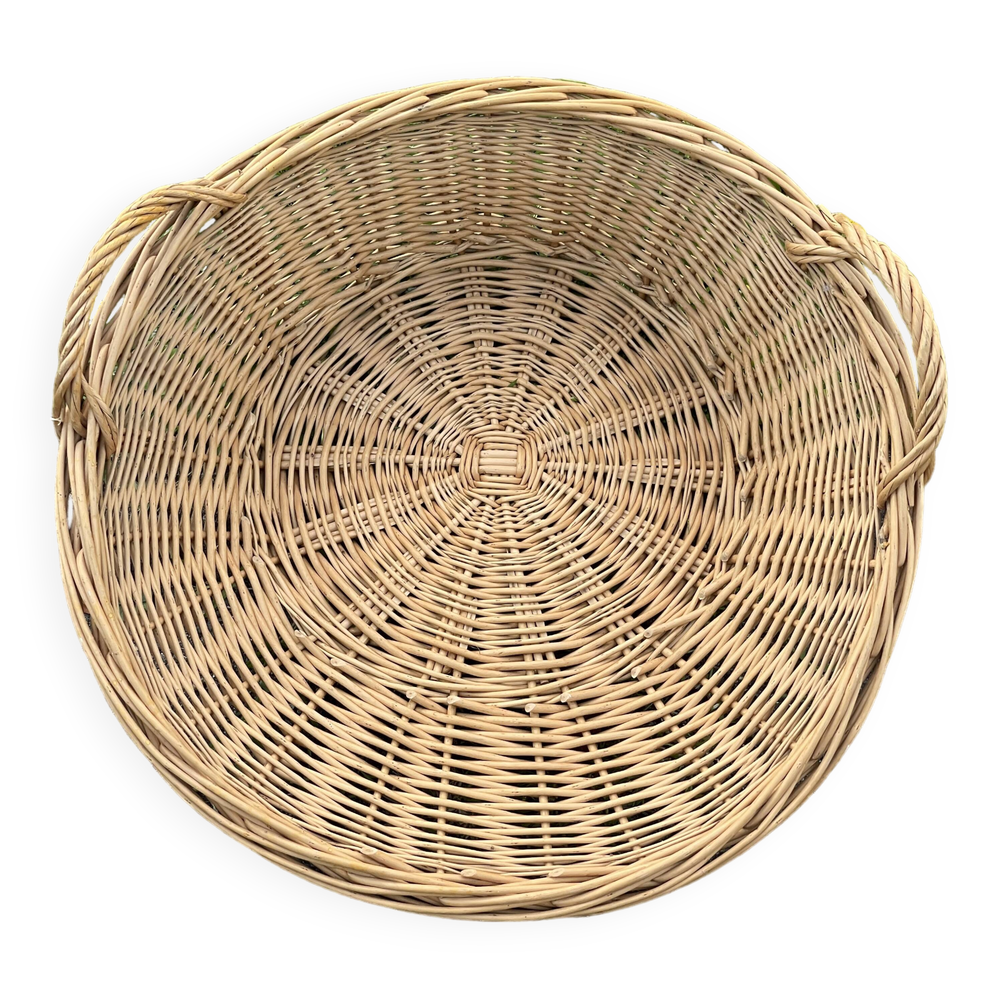 Large rattan bakery basket