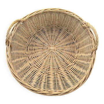 Large rattan bakery basket