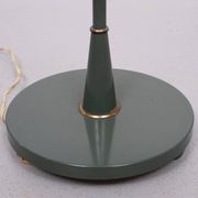 Classic Green color wooden floor lamp 1950s France
