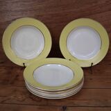 Moulin des Loups ceramic soup plates
