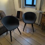 Pair of upholstered seats - HAY AAC23
