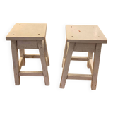 Pair of miniature stools
