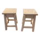 Pair of miniature stools