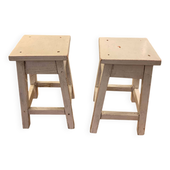 Paire de tabourets miniatures