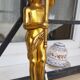 Pair of wall lamps gilded bronze