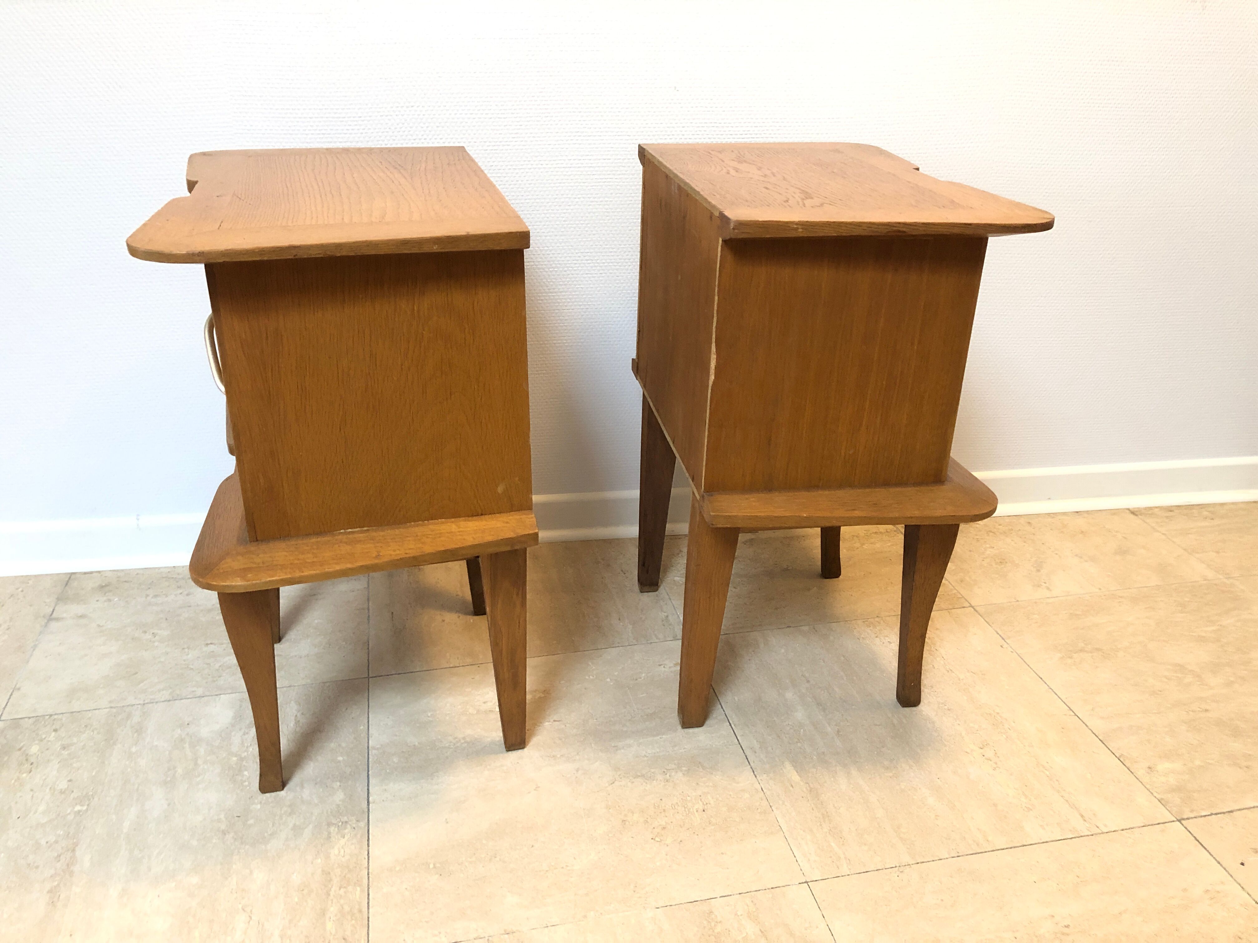 Pair of vintage bedsides, 1950