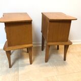 Pair of vintage bedsides, 1950