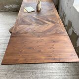 19th century oak farmhouse table 270cm with extensions