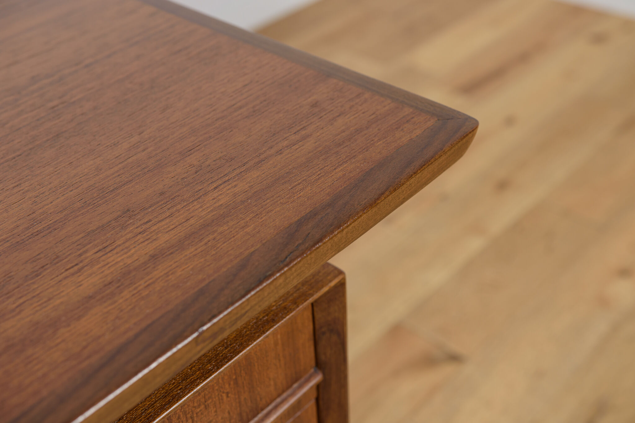 Mid-Century Freestanding Teak Desk, 1960s