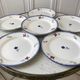 Set of 6 dessert plates Digoin Sarreguemines, years 30-40
