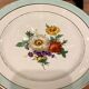 6 flat plates in half-porcelain Badonviller