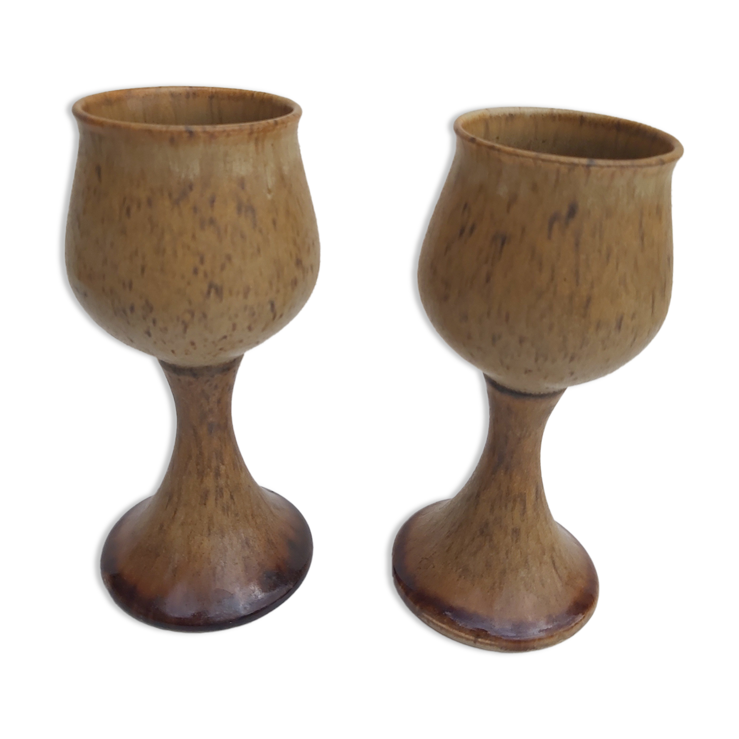 Duo beer cups Pottery Rye Sussex