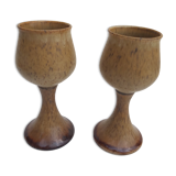 Duo beer cups Pottery Rye Sussex