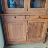 Country-style 2-part sideboard in light beech