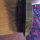 Dresser moulded wooden tomb opening to three louis XV style drawers