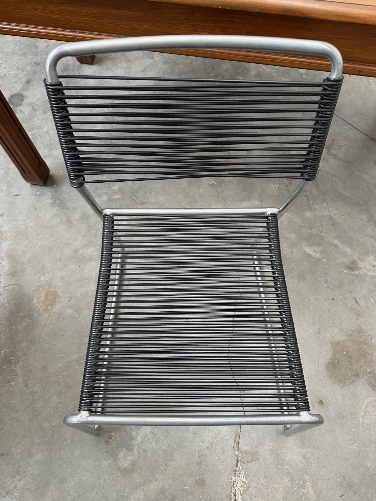 Pair of Melker Spaghetti chairs