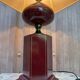Table lamp by Maison le Dauphine Recency bordeaux 1970