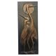 Rare Wall Wood Relief Sculpture of Herons, 1960s