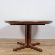 Mid-Century Oval Rosewood Extending Dining Table by Skovby, Denmark, 1960s