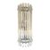 Contemporary Trasparent Triedro Murano Glass Wall Sconce
