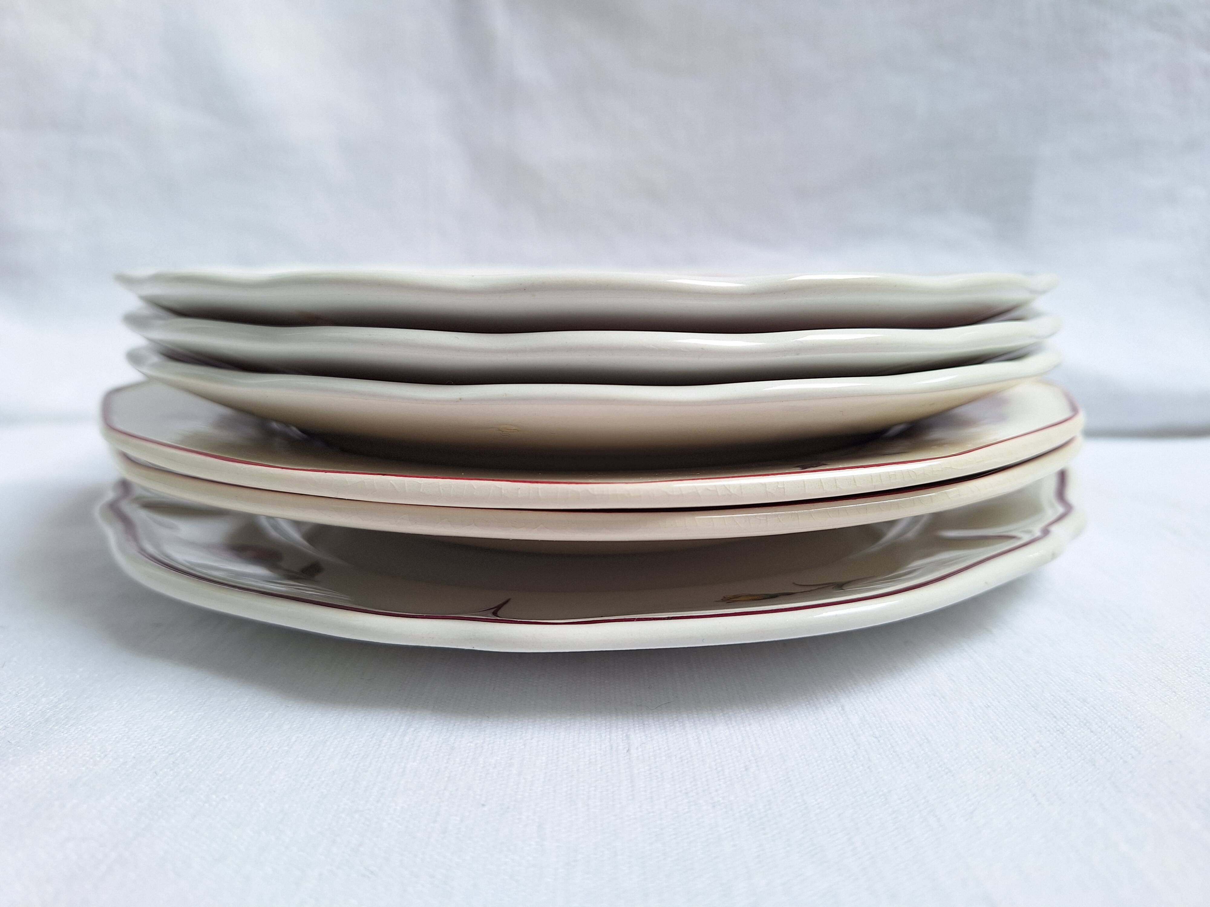 Vintage dessert plates
