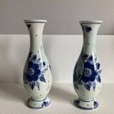 Pair of Delft vases