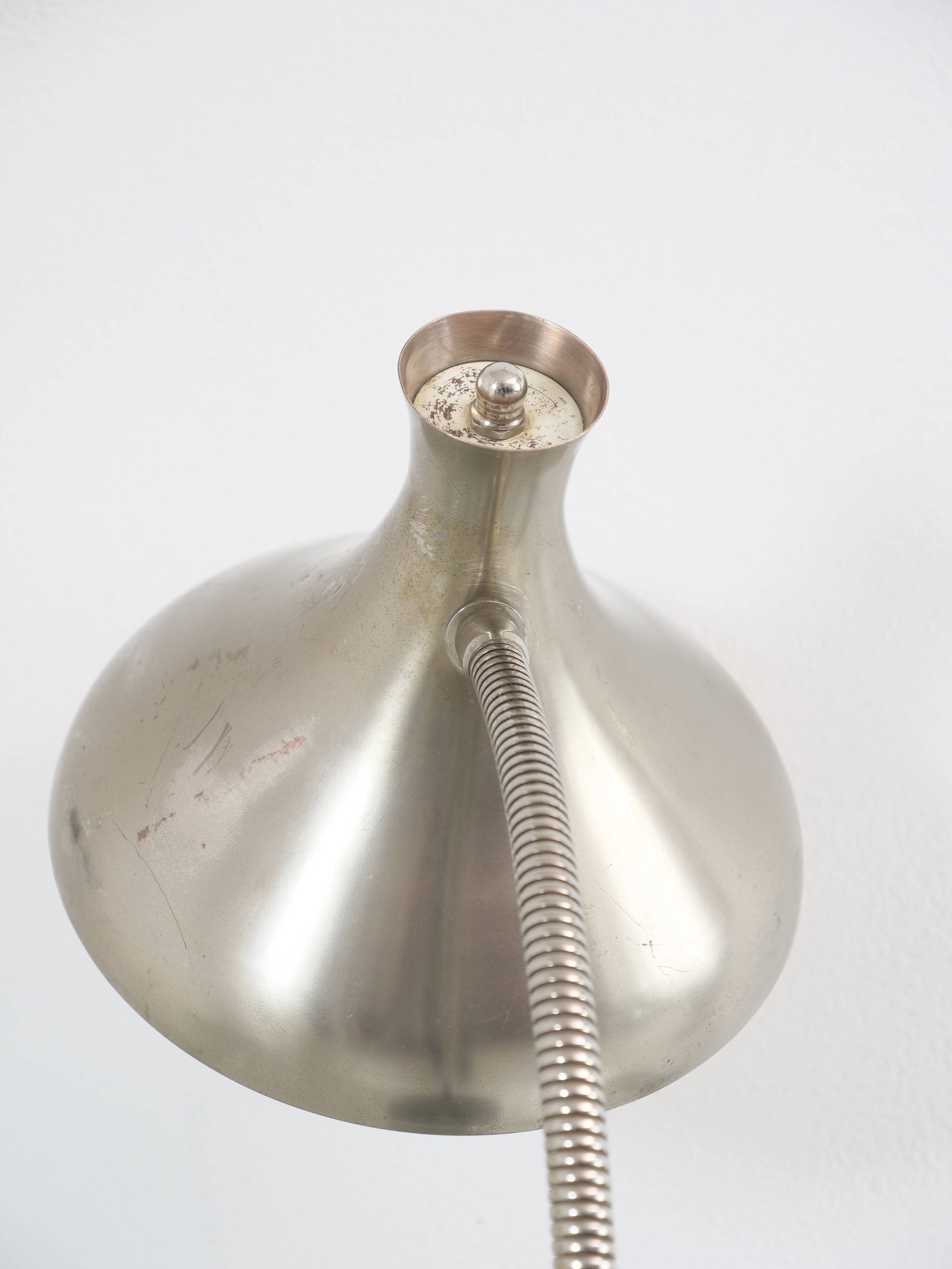 Vintage patinated diabolo lamp